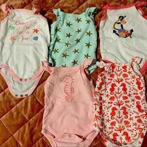 Summer Baby girl bodysuits 0-3m
